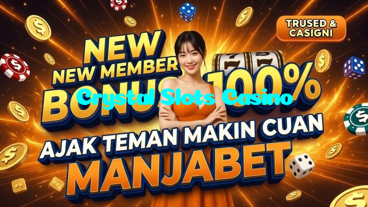 Crystal Slots Casino casino presented on mobile device in Pakistan with slots and live games