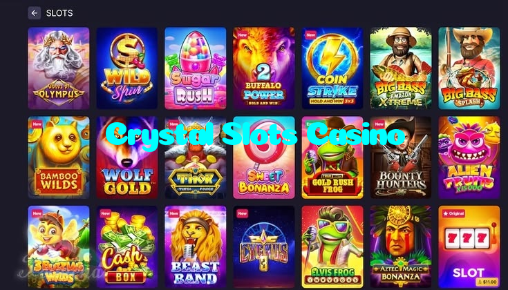 available types of Crystal Slots Casino bet including pre-match live express and system bets